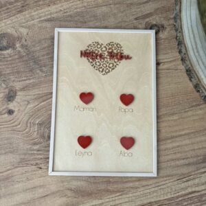 affiche-en-bois-maman-et-ses-petits-coeurs