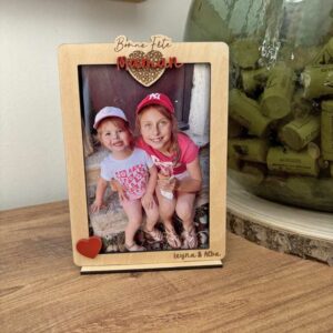 cadre-photo-bois-personnalise-maman-leopard