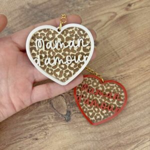 porte-cle-bois-maman-leopard